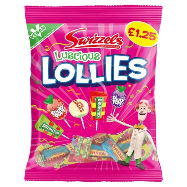 Swizzels Luscious Lollies 132g PMP