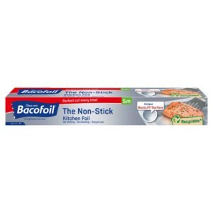 Bacofoil Non-Stick Kitchen Foil 30cm x 5m with Easy-Cut System