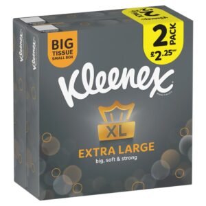 Kleenex Extra Large Tissues Compact Twin Pack £2.25 PMP