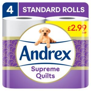 Andrex Ultimate Quilts Toilet Tissue 4 Rolls £2.99 PMP