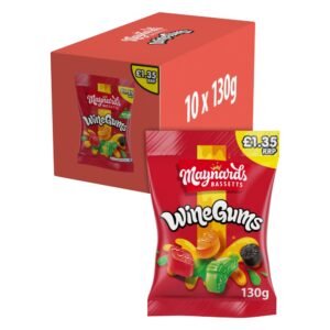 Maynards Bassetts Wine Gums Sweets Bag £1.35 PMP 130g
