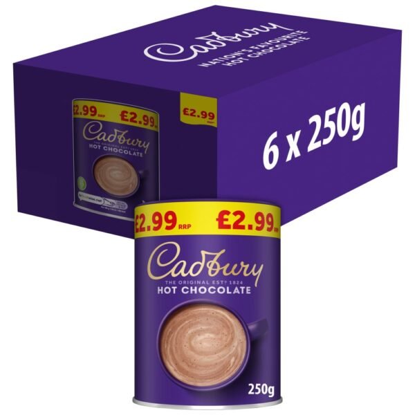 Cadbury Drinking Hot Chocolate 250g PMP